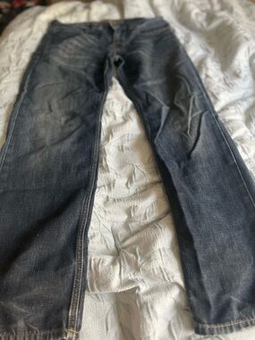 American Eagle Outfitters Men's Dark Blue Bootcut Jeans